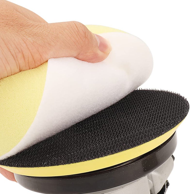 SI FANG 5-Inch Heavy Duty Air Dual Action Random Orbital Sander, Low Vibration Pneumatic Da Sanders - Image 4